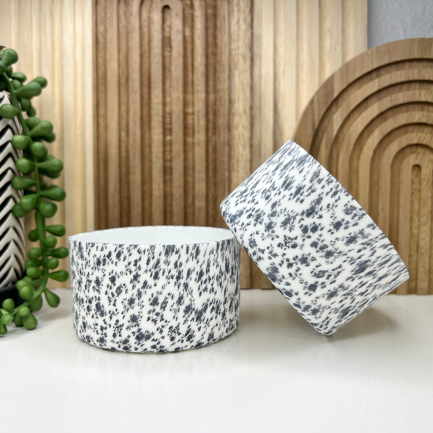 Black Rosette Tumbler Boot